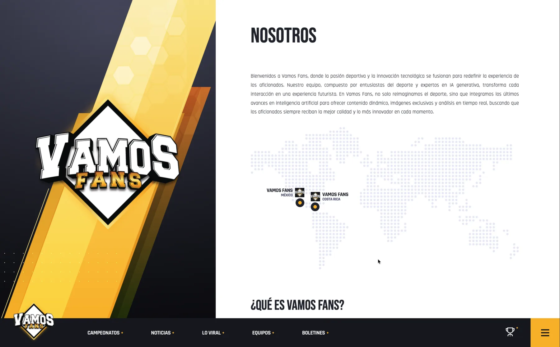 Nosotros: VamosFans across Mexico and Costa Rica